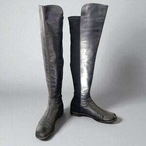 STUART WEITZMAN 5050 NAPPA LEATHER BACK STRETCH OTK
BOOTS SIZE 11